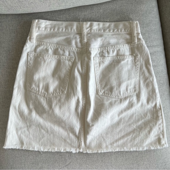 White jean denim skirt - Picture 2 of 4